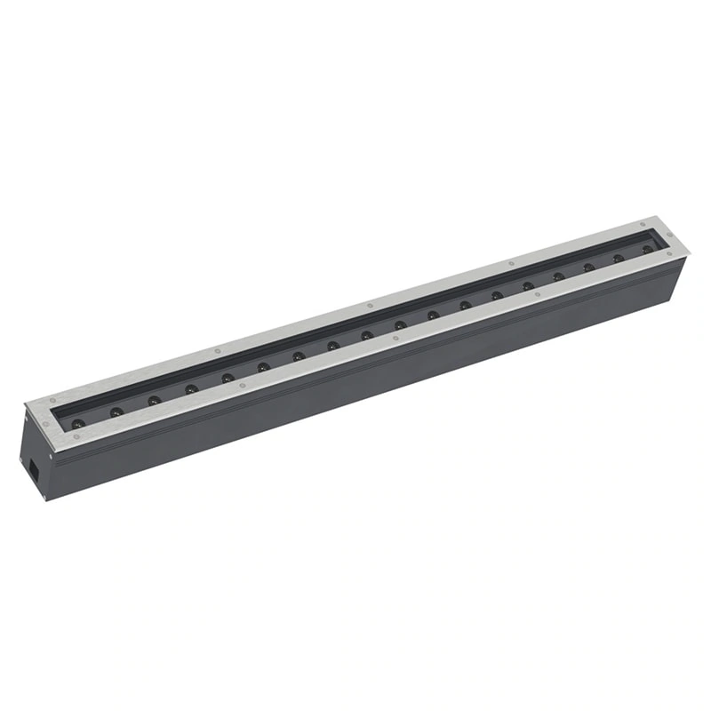 linear led inground light beam angle adjustable