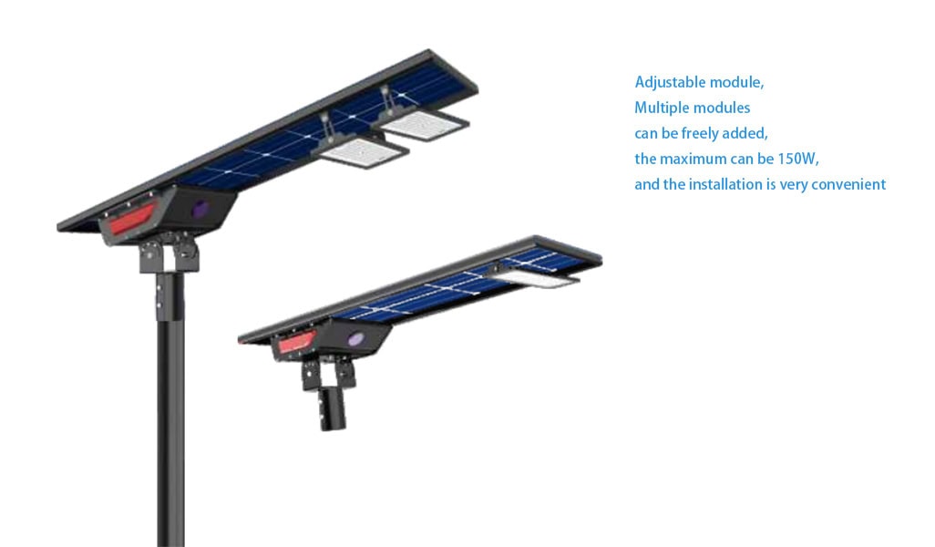 150w farola solar