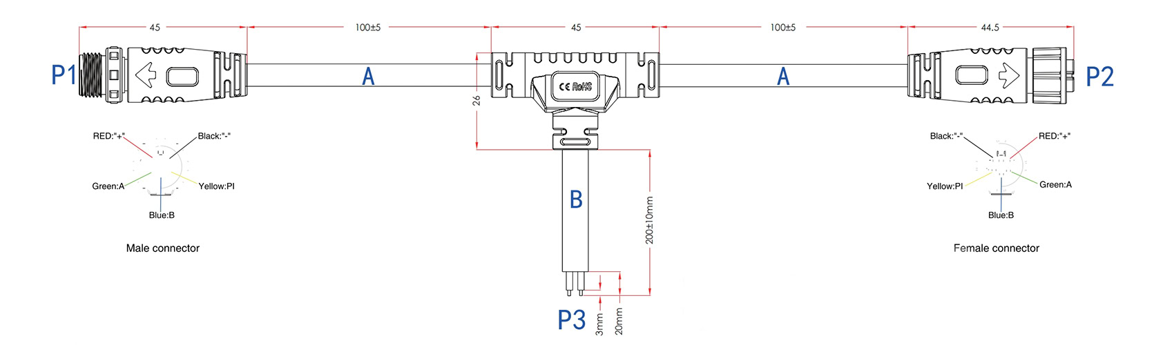 flexibles Neonlicht IP67-Anschlussdesign