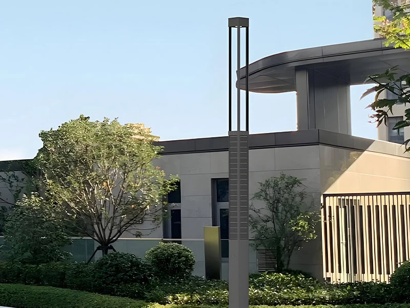 solar garden street lights application