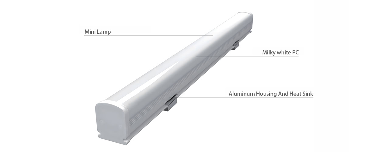 structure of led tri proof lamp