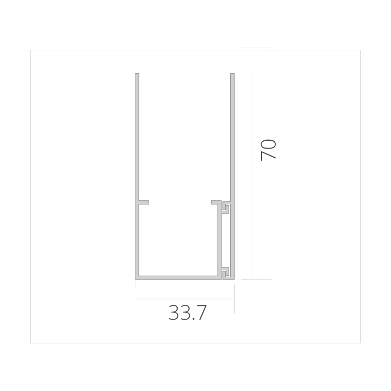 Flexible buried guide rail led flex neon light