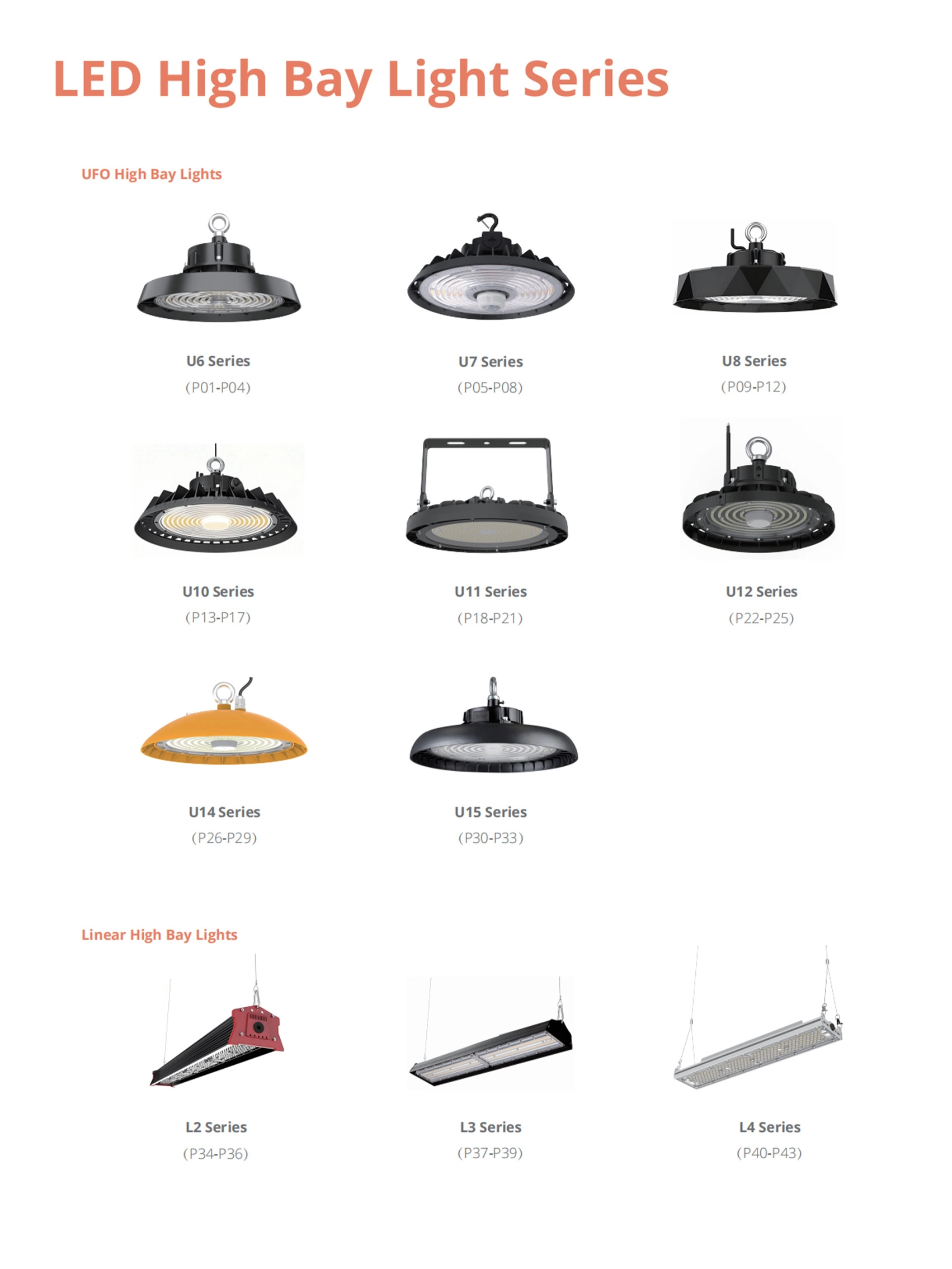 GS LED High Bay Light Brochure catalogue