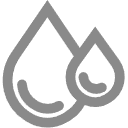 Two water drop waterproof icon