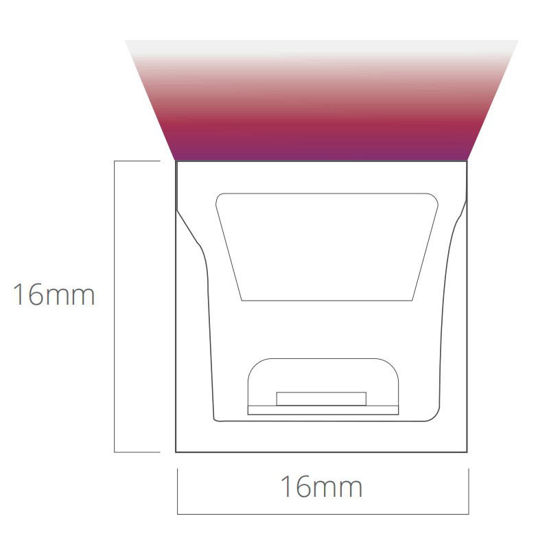 flexible neon strip dimension