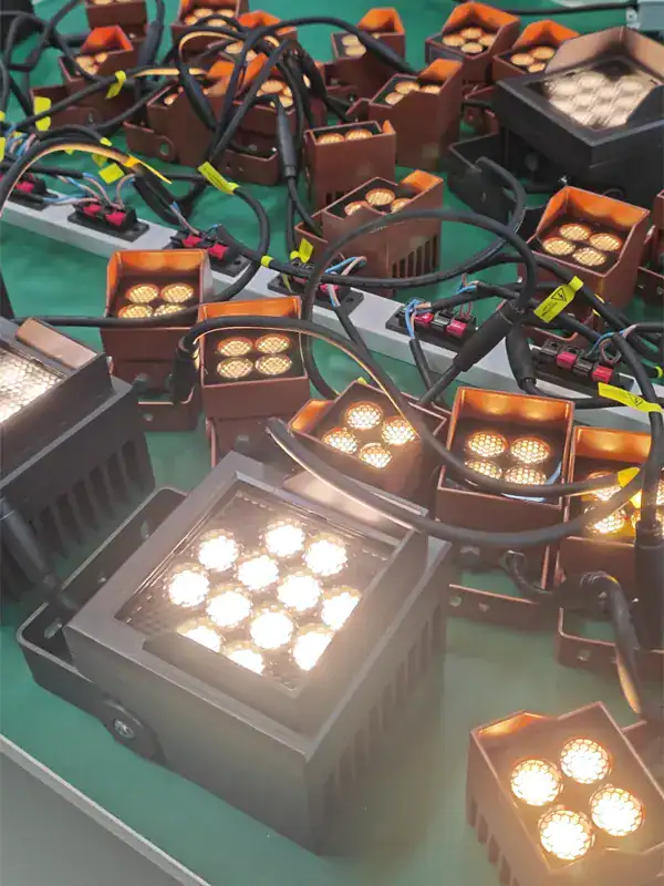 landscape flood lights under test gs