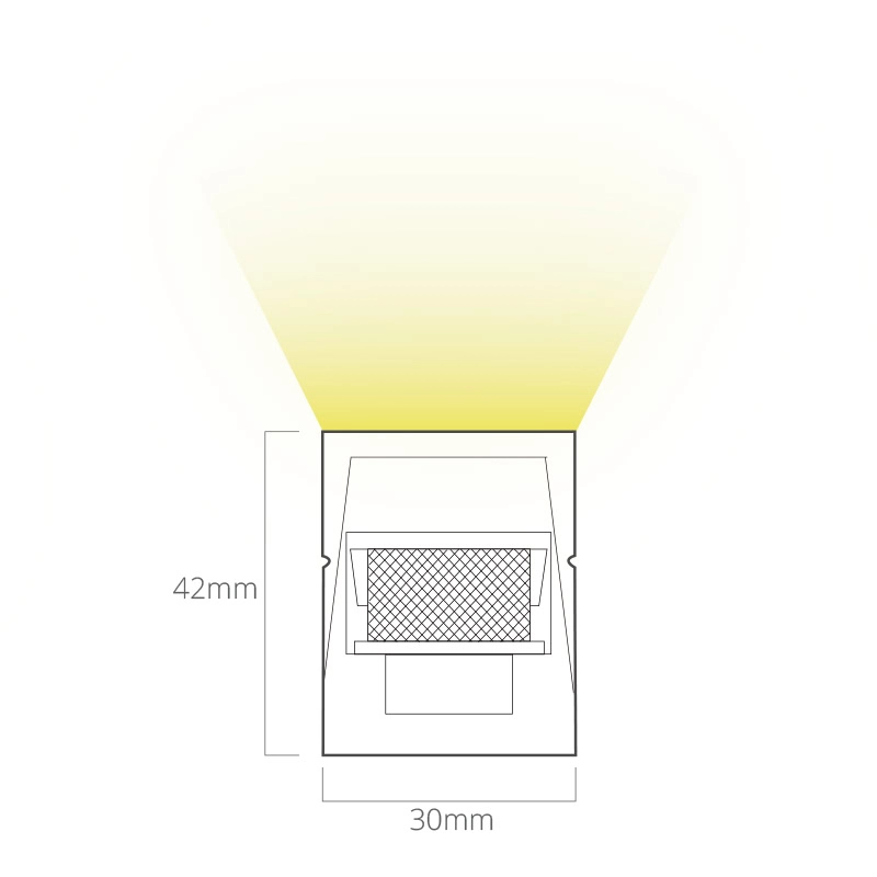 led flex neon light dimension
