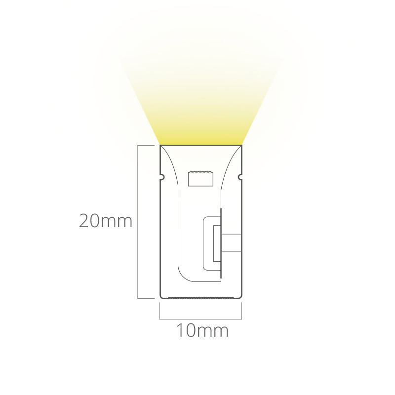 LED Flexible Neon Lights Dual Bend - D2020 15 led neon strip lights GS-S1020