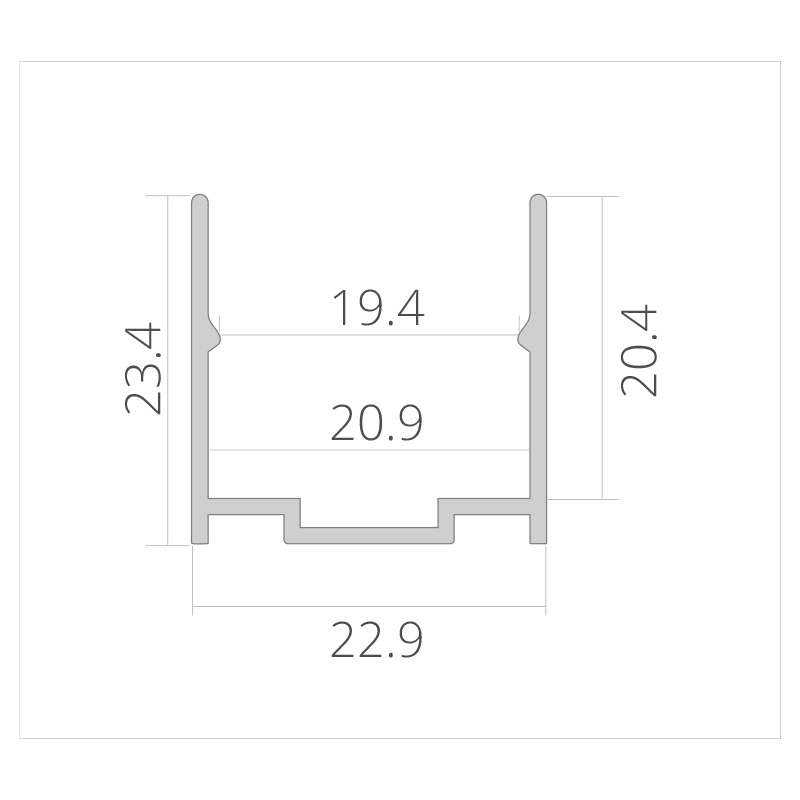 neon light strip Aluminum profile