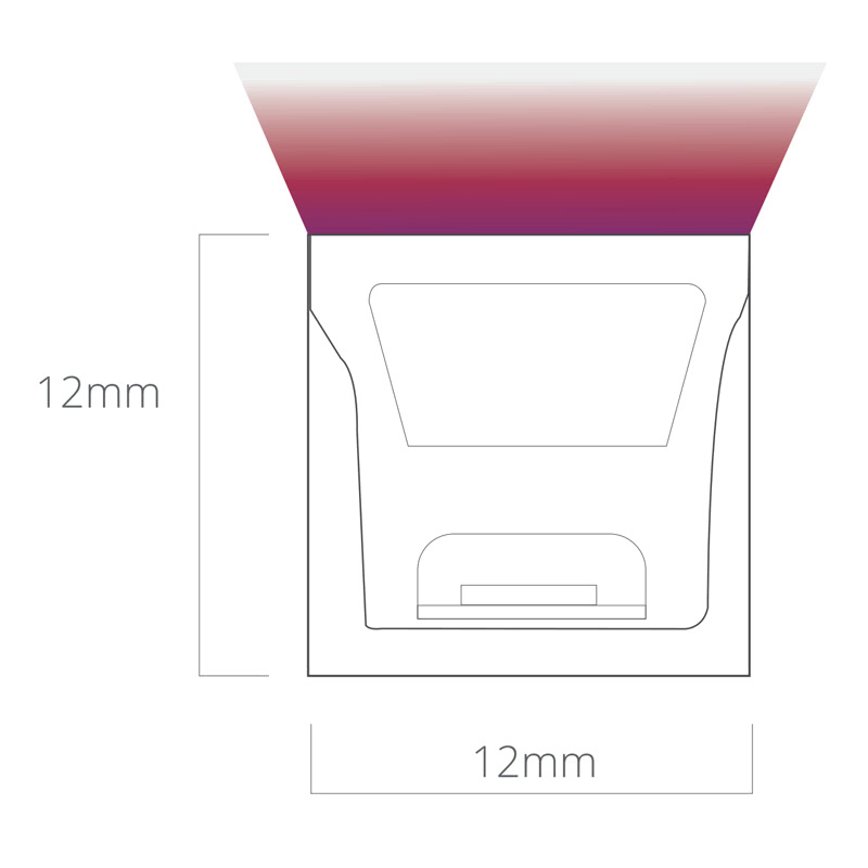 rgb led neon Dimension