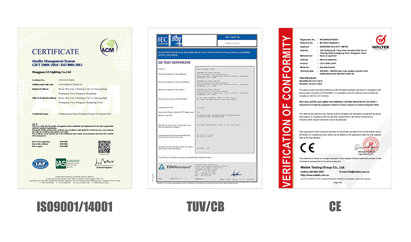 Certifications Cover