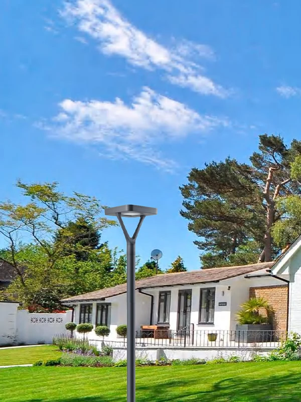 solar light post tops application