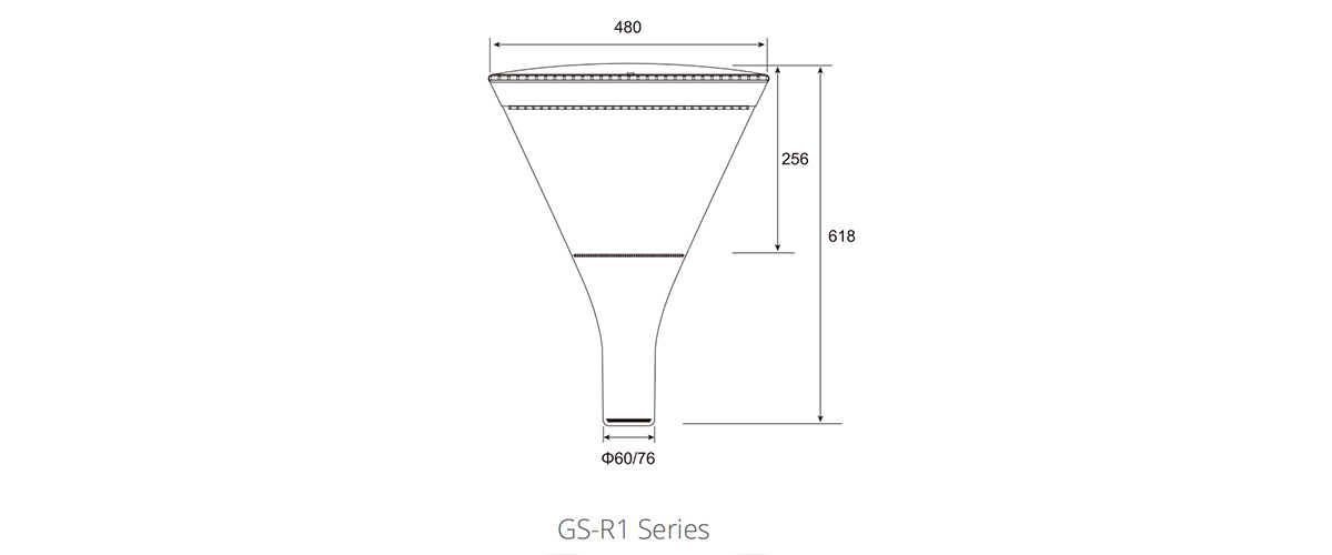top post light sizes
