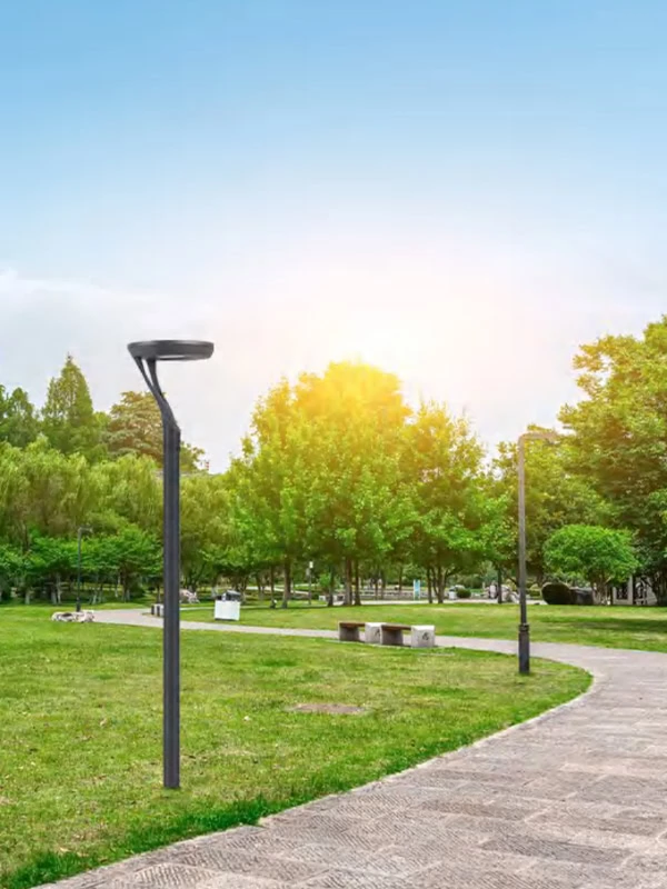 usage of solar light pole top
