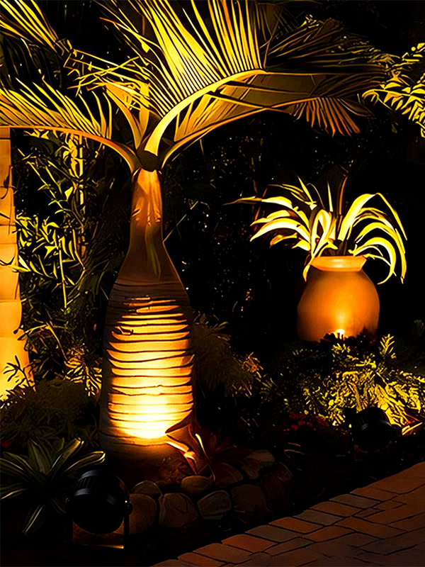 landscape lighting flood light outside