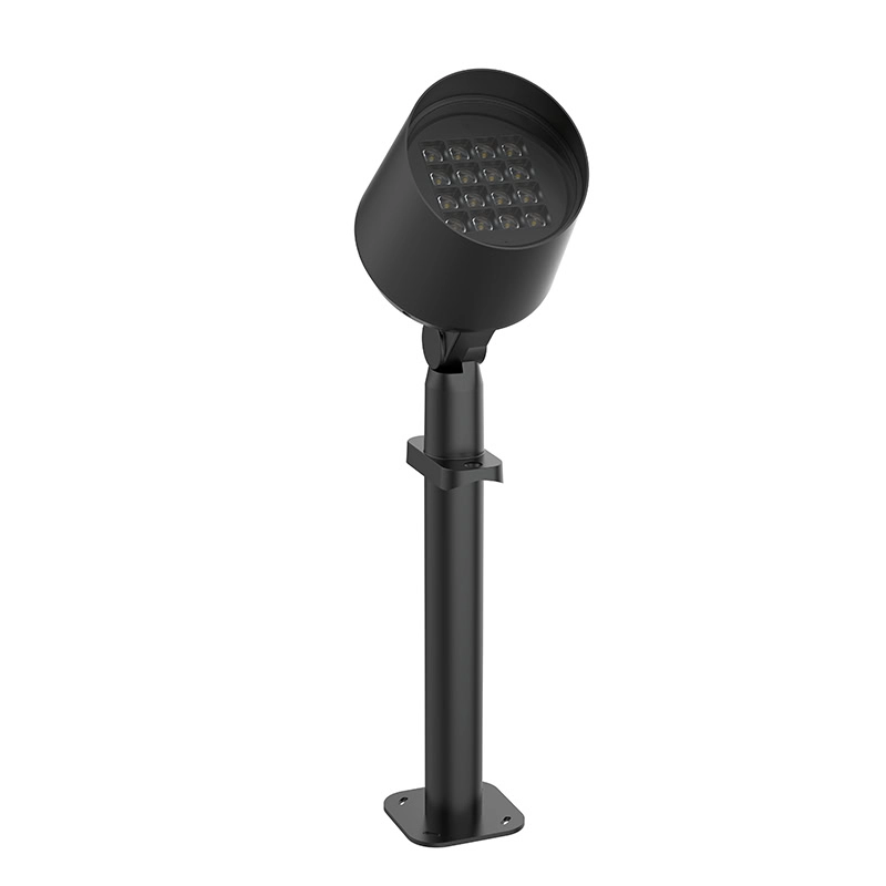 waterproof outdoor led spotlights Installation of upright poles