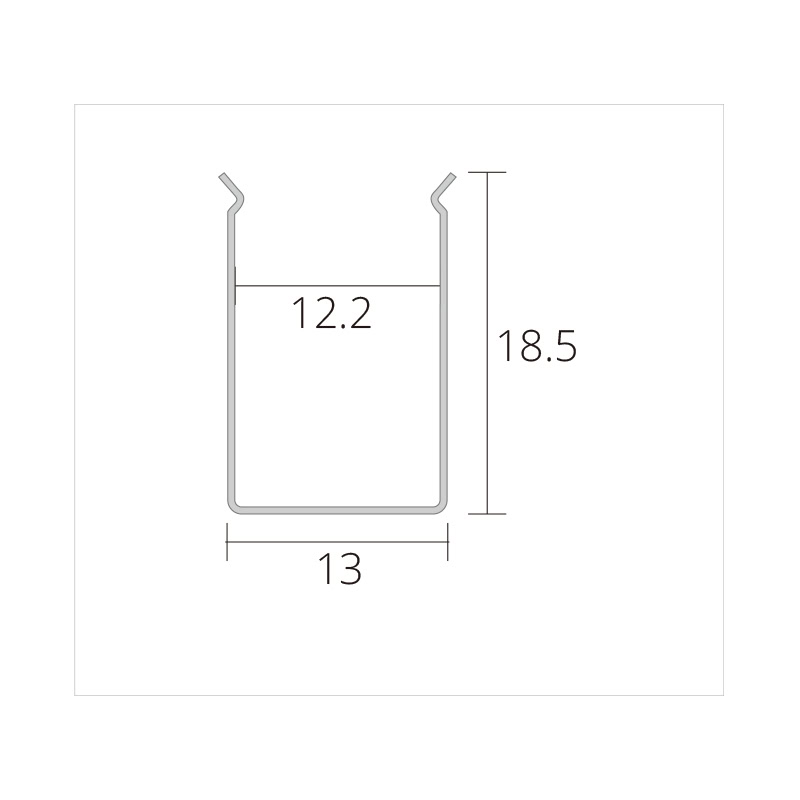 Curved card slot of smart neon led strip