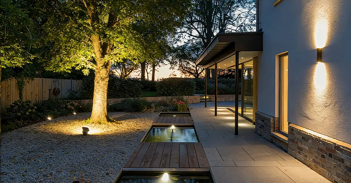 Greenery Area Courtyard lighting