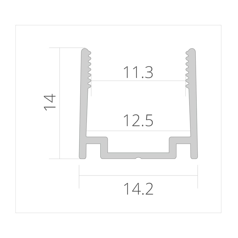 Flexible Neon LED Strip Side Bend - S1212 9 flexible neon led strip Aluminum profile