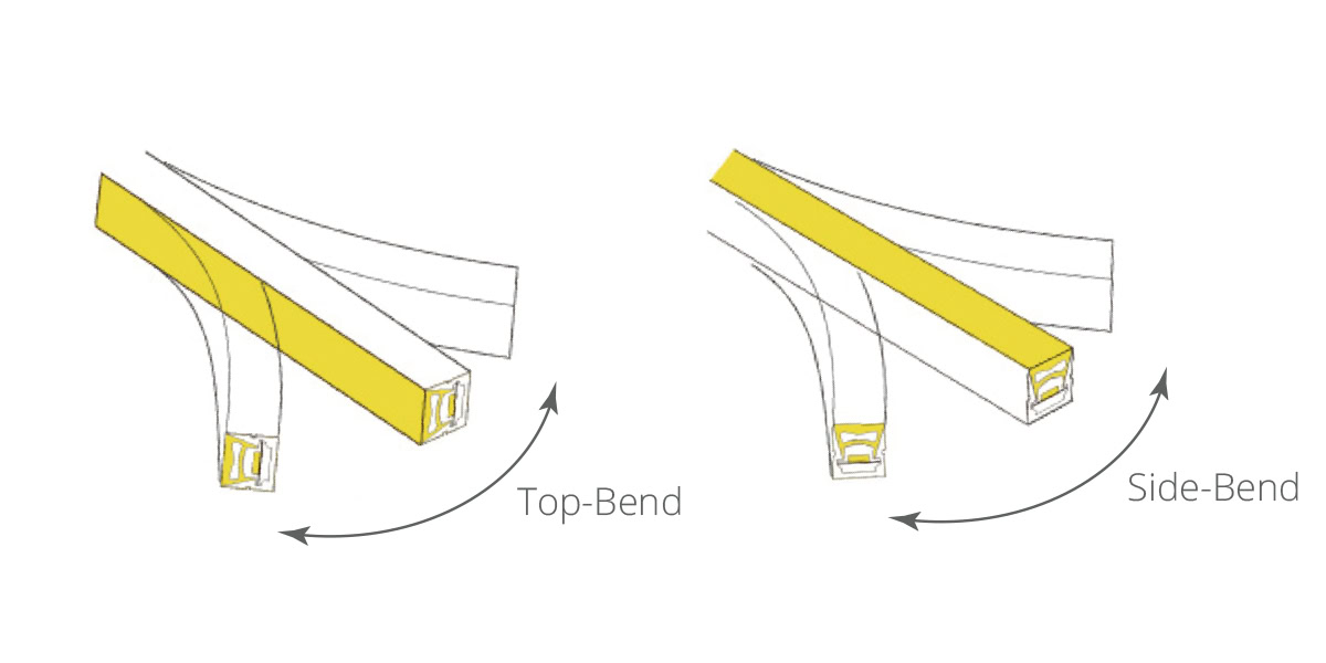 led flexible neon lights Dual Bending