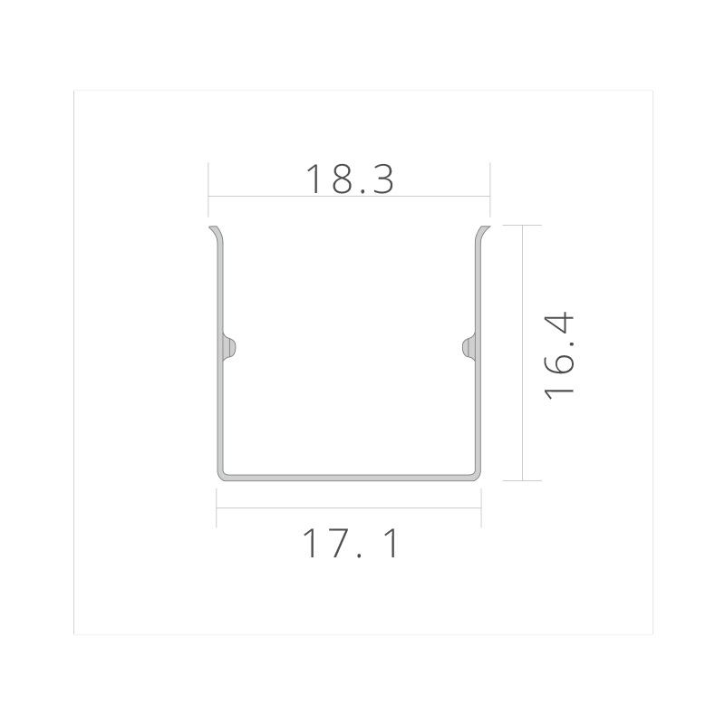 Neon Flex Strip Light Dual Bend - D1618 10 neon flex strip Curved card slot