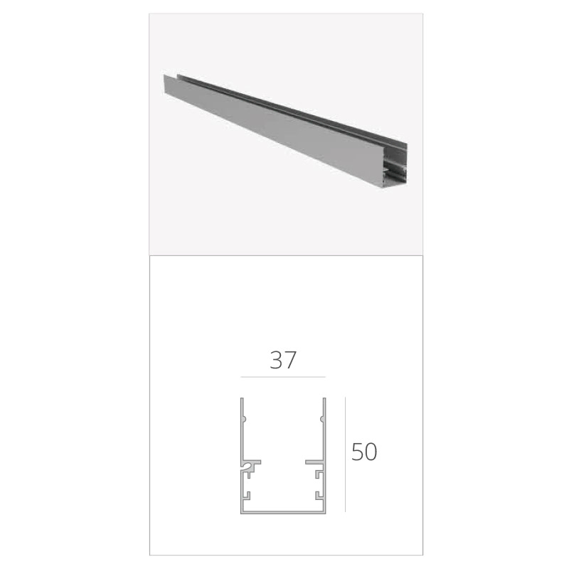 Neon LED Strip Wall Washer Light - W3425 11 neon led strip Housing slot for cable