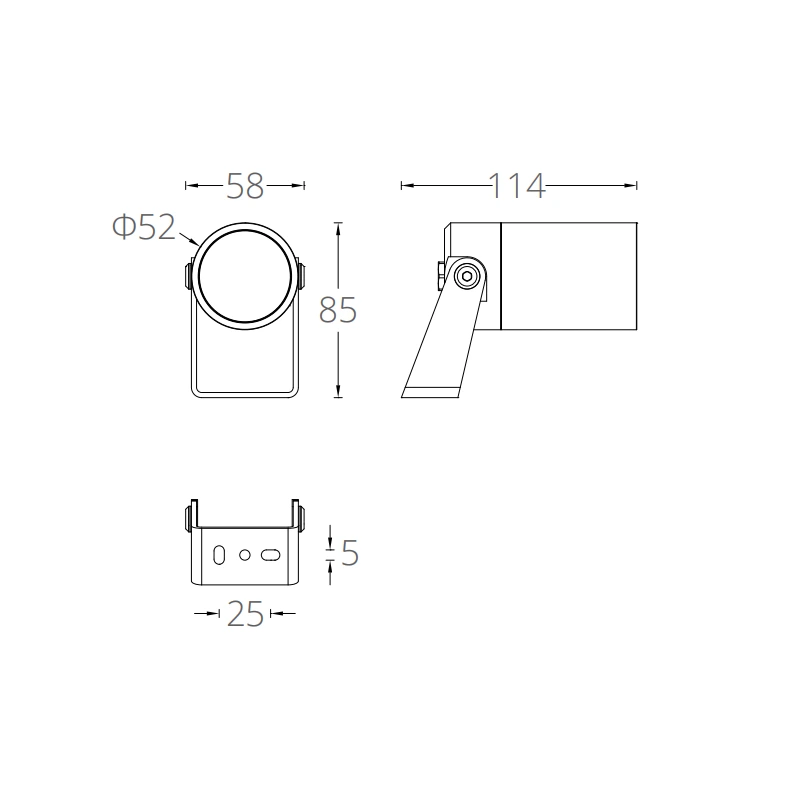 landscape spot lights size gslighting