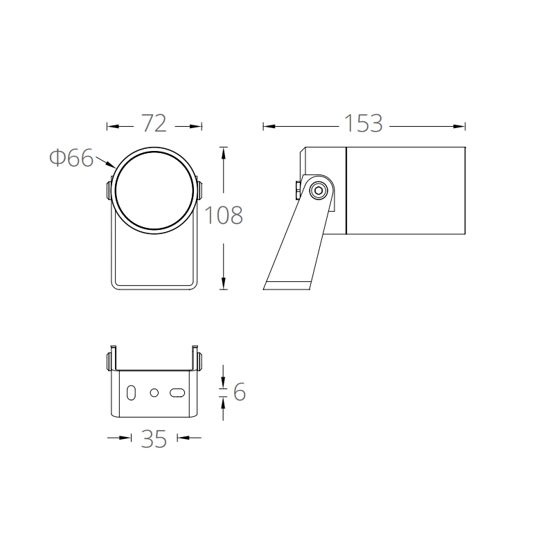 landscape spot lights size gslights