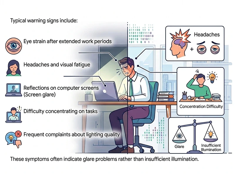 Common Signs of Poor Glare Control