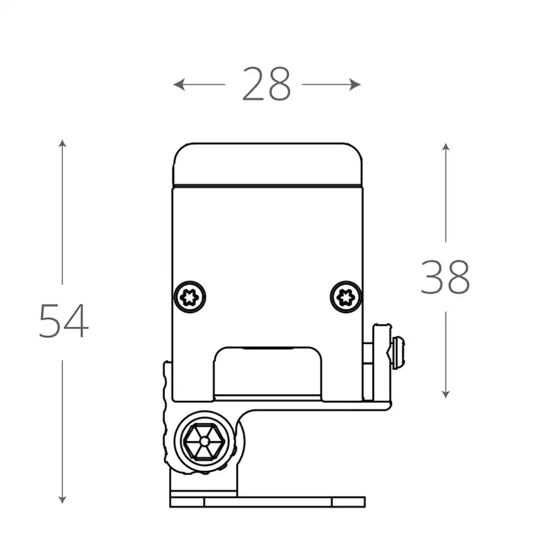 Linear Wall Washer Light LJ Series Dimension