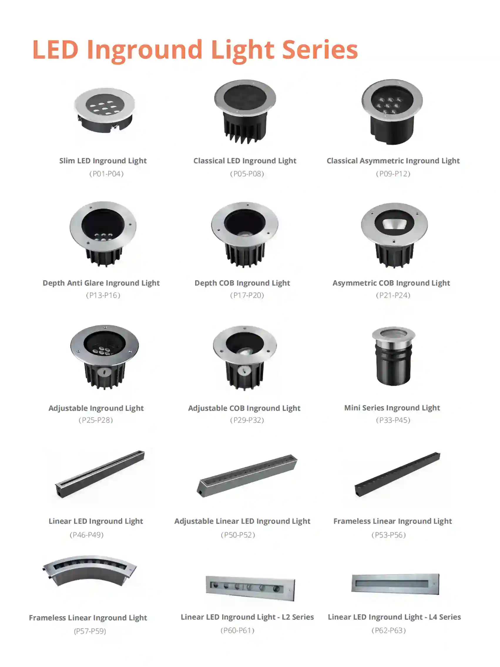 LED Inground Lights Products Brochure catalogue