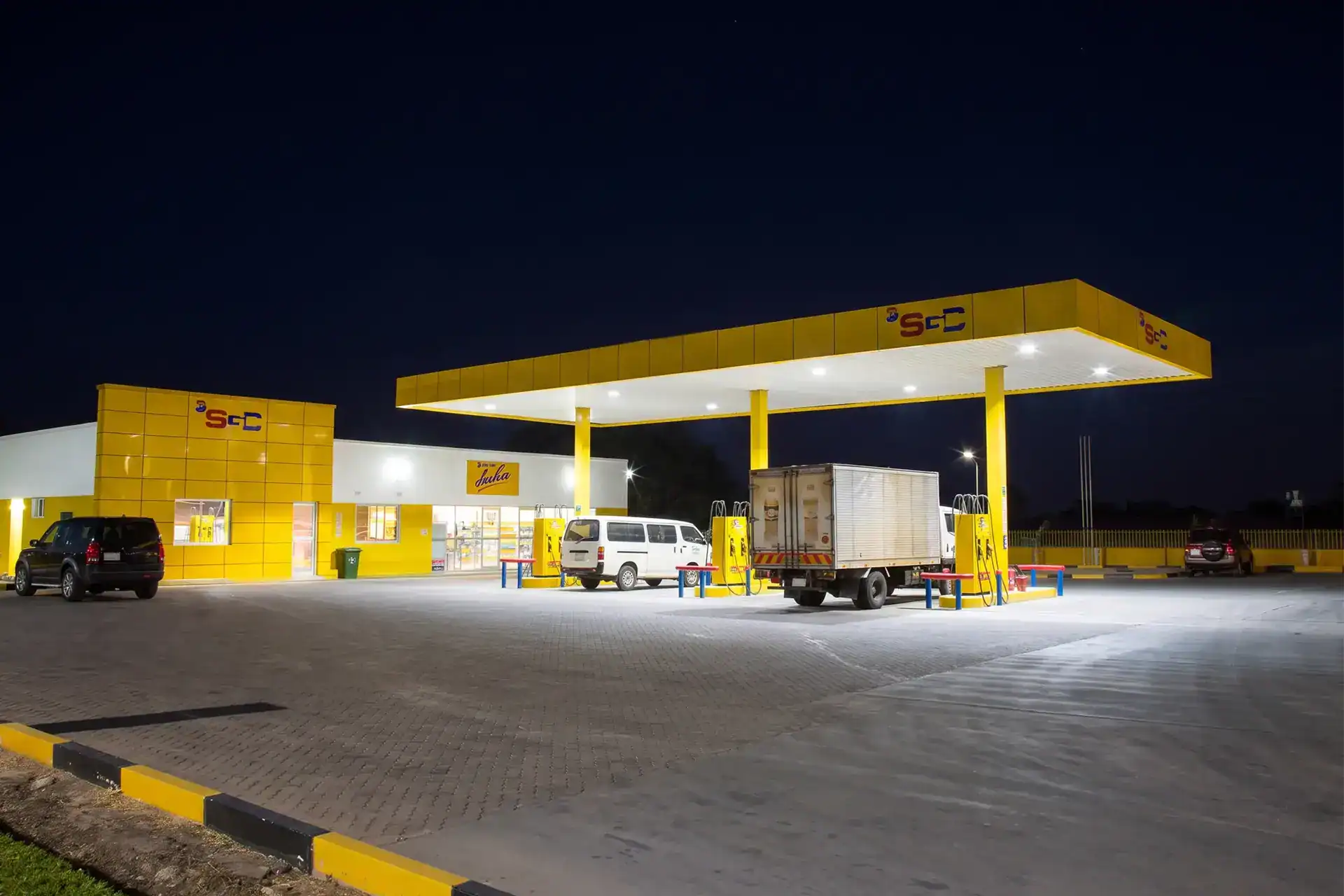 Gas Station Lighting Project for 30+ Stations in Zambia