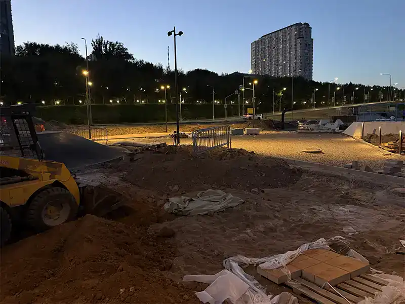 Volgograd Waterfront Park Lighting Russia